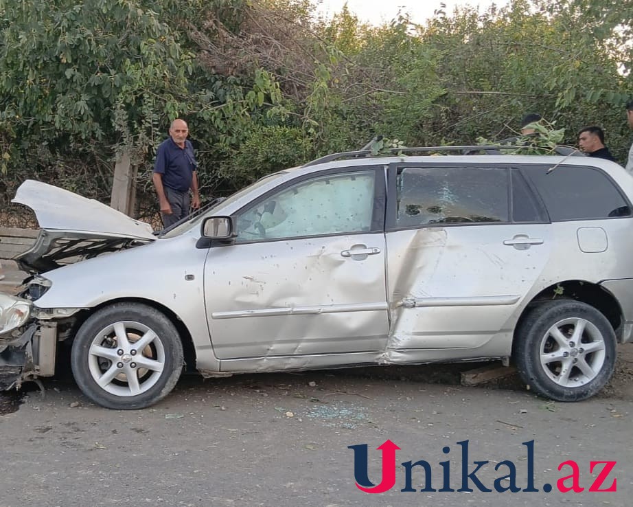 Ağdamda qəza oldu, yaralılar var - FOTO